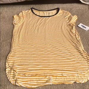 Yellow striped tshirt